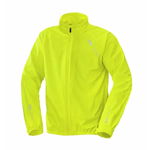 IXS Saint Regenjacke - Neon-Gelb - M - Funktionsjacke aus atmungsaktivem Polyester mit PU-Beschichtung, idealer Schutz bei Regen und verstellbarem Kragen und Armabschluss für optimalen Komfort.