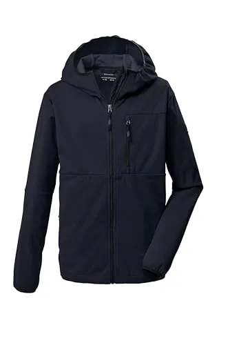 Killtec Funktionsjacke KOS 124 BYS SFTSHLL DUNKELNAVY 152 - Wasserabweisende Funktionsjacke für aktive Freizeit, atmungsaktiv und ideal für wechselhaftes Wetter. Größe 152, in elegantem Dunkelblau.