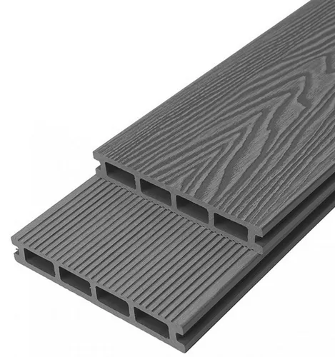 Endorphin Terrassendielen ® 20m² Premium WPC in Holzoptik - Grau - Hochwertige 3D Holzoptik Terrassendielen aus WPC, inkl. Schrauben und Unterbau. Ideal für langlebige und pflegeleichte Terrassenlösungen.
