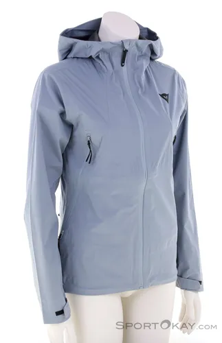 Dainese HGC Shell Damen Bikejacke - Hellblau - Größe L - Wasserfeste und atmungsaktive Bikejacke für Damen, ideal für Fahrten bei Regen und Kälte. Mit verstellbaren Lüftungsschlitzen und komplett versiegelten Nähten für optimalen Schutz und Komfort.