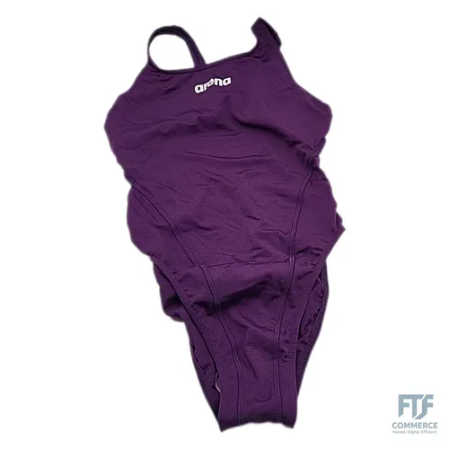 ARENA Damen Women's Team Tech Solid One Piece Swimsuit - Bademode für leistungsorientierte Schwimmerinnen, aus umweltfreundlichem MaxLife-Gewebe mit hervorragender Chlorbeständigkeit und UPF 50+ UV-Schutz, ideal für intensives Training.