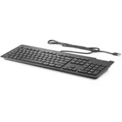 HP USB Slim Smartcard CCID KB Tastatur 911502-091 - Vollwertige mechanische USB-Tastatur mit Smartcard-Funktionalität, ideal für sicheres Arbeiten und vielseitige Nutzung.