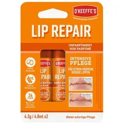 O'Keeffe's Lip Repair unparfumiert Doppelpack