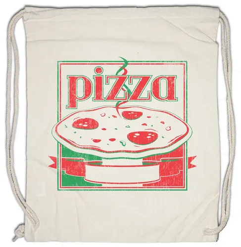 Urban Backwoods Turnbeutel Pizza Box III Turnbeutel Italia Pizzabäcker Pizzeria Maker Fun Italien (1-tlg), Trattoria Symbol Zeichen Sign
