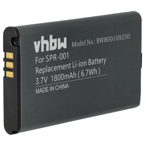 vhbw Akku kompatibel mit Nintendo 3DS LL, 3DS XL, DS XL 2015, New 3DS XL Ersatz für Nintendo SPR-001, SPR-003, SPR-A-BPAA-CO Spielekonsole (1800mAh, 3,7V, Li-Ion)