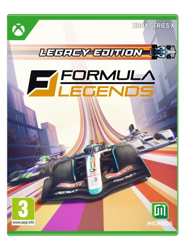 Formula Legends (Legacy Edition) - Microsoft Xbox Series X - Rennspiel - Erlebe die Faszination von Open-Wheel-Rennen mit Formula Legends! Tauche ein in verschiedene Epochen, meistere 14 Strecken und passe deine Strategie an. Enthält exklusive Extras wie Poster und DLCs für noch mehr Spielspaß!
