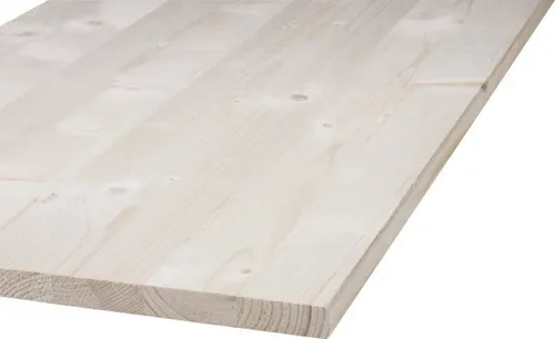 Massivholzplatte Fichte Oberfläche geschliffen 100 x 20 cm 18 mm  Leimholzplatte