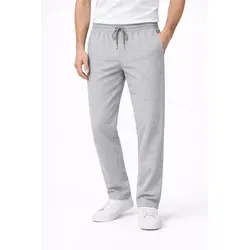 ROSS CAMP Jogginghose Sporthose Herren (1-tlg) Baumwolle grau L