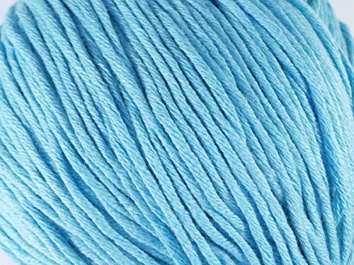 LANA GROSSA Organico | Klassiker aus Bio-Baumwolle | Handstrickgarn aus 100% Bio Baumwolle | 50g Wolle zum Stricken & Häkeln | 90m Garn