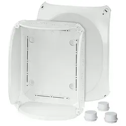Hensel DK2500G Kabelabzweigkasten 25qmm 3ph 35qmm 1ph - Kabelbox aus hochwertigem Thermoplast für sichere Aufputz-Installation in Gebäuden oder im Freien. Mit IP66 Schutzart und flexibler Kabeleinführung.