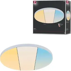Paulmann 79893 LED Panel Velora rund 400mm - Energiesparlampen mit superflachem Design, einstellbarer Farbtemperatur und direktem 230V Anschluss für flexibles Raumlicht.