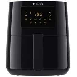 Philips Essential HD9252/90 Heißluft-Friteuse 4,1 l 1400 W Schwarz - Kompaktfriteusen für gesunde Frittiergerichte mit bis zu 90 % weniger Fett! Genießen Sie knusprige Speisen dank der innovativen Rapid Air Technologie und entdecken Sie täglich neue Rezepte über die NutriU App.