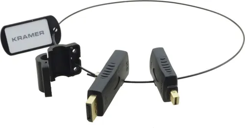 Kramer Electronics AD-RING-7 Kabelschnittstellen-/Gender-Adapter USB C - MiniDP - DP HDMI Schwarz (99-9191032)
