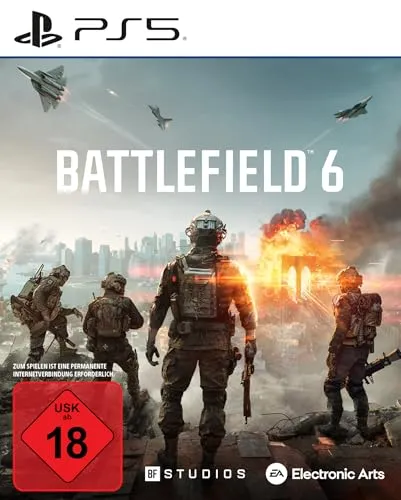 Battlefield 6 für die Sony Playstation 5 - NEU & OVP - PC- & Videospiele, erlebe epische Schlachten in atemberaubender Grafik, Lieferung zum Release garantiert!