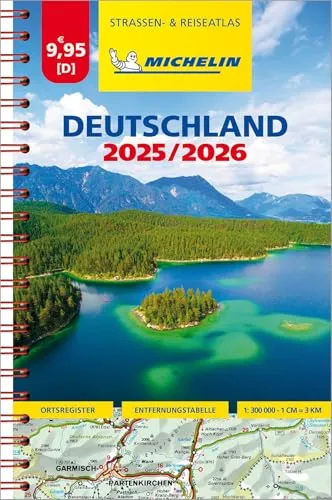Michelin Kompaktatlas Deutschland 2025/2026 (MICHELIN Atlanten)