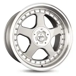 KT1-8.5JX18 5/100+112 ET30 72,6 SILVER LIP POLISH - Autofelgen mit Gutachten und ABE, wintertauglich und ideal für eine sichere Fahrt in der kalten Jahreszeit.