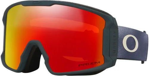 OAKLEY LINE MINER M Schneebrille 2026 ink haze / prizm snow torch iridium - Erlebe ultimativen Panoramablick mit der OAKLEY LINE MINER M Schneebrille. Ideal für verschiedene Gesichtsformen, bietet sie hohen Tragekomfort und 100 % UV-Schutz. Perfekt für Ski- und Snowboard-Enthusiasten.