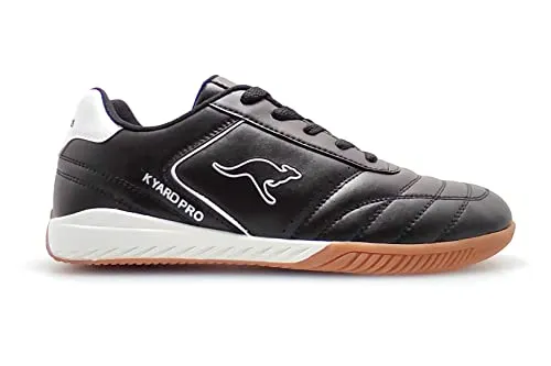 KangaROOS Unisex K-Yard Pro 5 Sneaker - Jet Black/White, 47 EU - Herren-Sneaker mit praktischer Geheimtasche für sichere Aufbewahrung von Wertsachen.