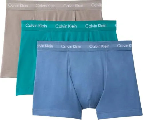 Calvin Klein Underwear Trunk TRUNK 3PK (Packung, 3-St) mit Calvin Klein Logo-Elastikbund (3 Stück) bunt XL (54)