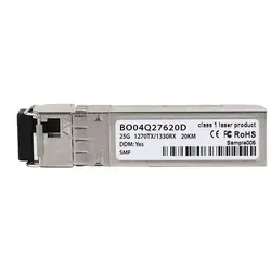 Dell SFP28-25G-BX-U-20KM BlueOptics SFP28 Bidi Transceiver - Transceiver für 25G Highspeed Datenübertragungen in Glasfaser Netzwerken, mit Digital Monitoring und 5 Jahren Garantie für höchste Zuverlässigkeit.