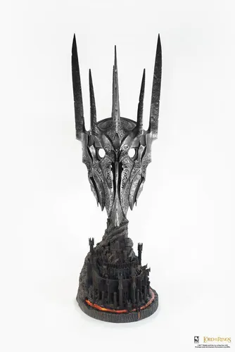 Witch-King of Angmar Replica 1/1 - Der Herr der Ringe - Aufsteller & Figuren, limitierte 1:1 Nachbildung mit detailgetreuem Helm und beleuchtetem Minas Morgul Sockel für echte LOTR-Fans.