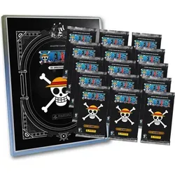 Panini One Piece Karten - Anniversary Sammelkarten (2025) - 1 Mappe + 15 Booster