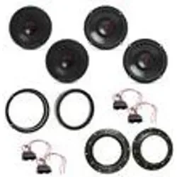 JBL Stage3 627 3 Ohm Lautsprecher Einbauset für Jetta Tiguan Touran vorne hinten