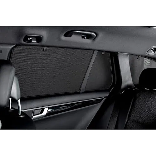 Satz Car Shades (Hintertüren) kompatibel mit Alfa Romeo Tonale 2022- (2-teilig) Passgenaue Sonnenschutzblenden