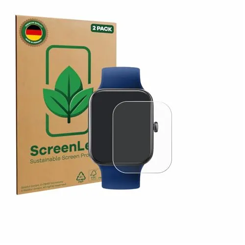 ScreenLeaf (2 Stück Schutzfolie für Decathlon CW500 M [nachhaltiger Displayschutz, Folie, transparent, kratzfest]