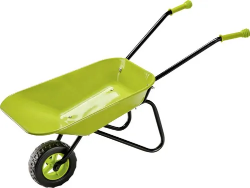 Freund Victoria Kinderschubkarren – grün, 80 x 39 x 29 cm - Schubkarren für Kinder, robust und ideal für den Garten oder Spielplatz, fördert die motorischen Fähigkeiten und macht das Spielen im Freien noch spannender.