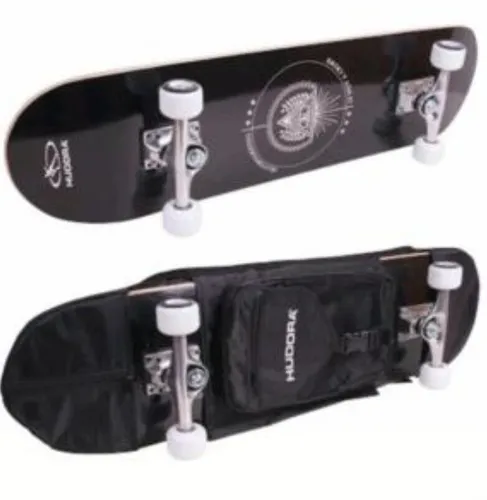 HUDORA Skateboard Columbia Heights ABEC 3 mit Rucksack - Cruiserboard mit ABEC 3 Kugellagern, ideal für entspannte Fahrten und im praktischen Rucksack für unterwegs.