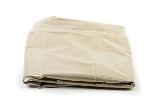 Semy LDPE-Regenerat Styroporsäcke, transparent, Typ 80 – 50 Stück - Kommerzielle Abfalleimereinsätze, ideal für die umweltfreundliche Entsorgung von Styropor mit einem Volumen von ca. 1000 l.