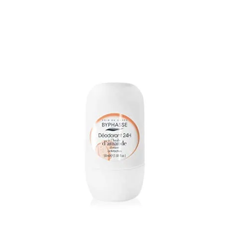 Byphasse Deodorant 24h Mandelöl (Roll-on) - 50 ml - alle Hauttypen