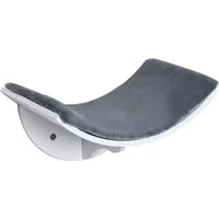 PawHut Katzenbett MDF, Schaumstoff - Sonstiger Hundebedarf - Robustes Katzenbett mit geschwungenem Design, bietet einen gemütlichen Ruheplatz für Ihre Katze und trägt bis zu 10 kg.