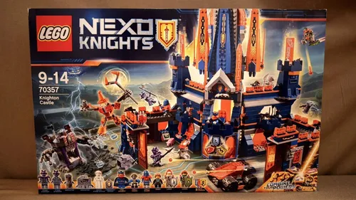 LEGO NEXO KNIGHTS: Schloss Knighton (70357) - Kreatives Bauvergnügen - LEGO Set für NEXO KNIGHTS-Fans, bestehend aus 1426 Teilen, ideal für Kinder von 9-14 Jahren und fördert kreatives Spielen.