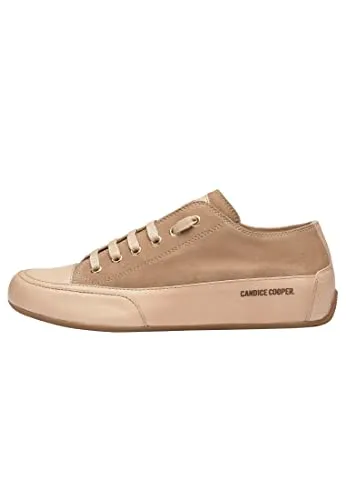 Candice Cooper Rock S Damen Sneakers - Beige (Ecru/Cappuccino), 39 EU - Herrenmode: Stilvolle Sneakers aus hochwertigem Leder und Veloursleder, ideal für einen lässigen Look mit optimalem Tragekomfort.