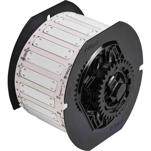 Brady B33-7515-7643-WT Heatex Schilder - Weiße, matte Heatex Schilder (75 x 15 mm) für den BBP33, i3300 und i5300. Ideal für klare und langlebige Beschriftungen in Kabelmarkierungen.