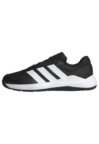 Adidas Herren Dropset Base Training Shoes – Core Black/Cloud White/Lucid Red, 40 2/3 EU - Vielseitige Sportschuhe mit regulärem Schnitt und Schnürverschluss. Ideal für Training und Freizeit, bieten sie optimalen Komfort dank atmungsaktivem Obermaterial.