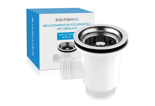 Bächlein Ablaufgarnitur Pop-Up Küche Mini