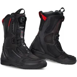 SHIMA STRATO Motorradstiefel für Herren und Damen - Wasserdichte Tourenstiefel aus Leder - Motorradstiefel mit verstärktem Fußschutz, atmungsaktivem Design und rutschfester Sohle für optimalen Komfort und Sicherheit bei jeder Fahrt.