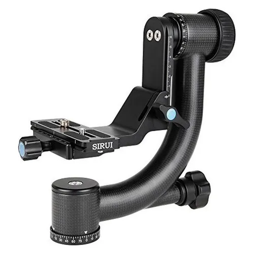 SIRUI Kardankopf PH-20 Gimbal Head Carbon - Hochwertiger Carbon Gimbal Kopf für Stative, extrem leicht mit nur 1,1 kg und bis zu 20 kg belastbar – ideal für professionelle Fotografen.