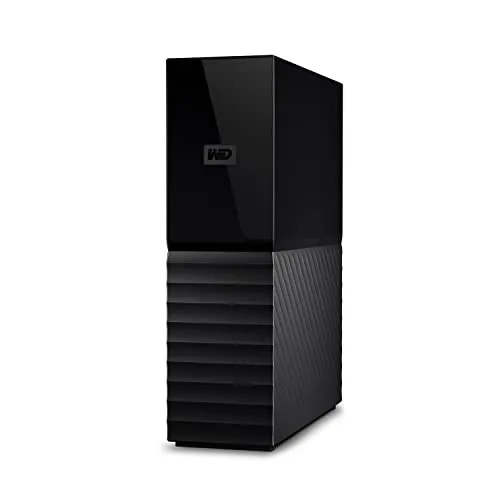 WD My Book 24 TB USB 3.0 Festplatte mit Passwortschutz - Externe Festplatten mit 24 TB Speicher, ideal für die sichere Archivierung von Daten mit Passwortschutz und Hardwareverschlüsselung – perfekt für Home Office und mehr.