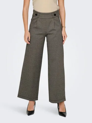 Damen-Anzughose "GEGGO MIA LONG CHECK PANT JRS NOOS", Gr. M (38) - Cobblestone Checks - Elegante Anzughose für Damen mit figurumspielendem Schnitt, perfekt für Freizeit und Alltag. Pflegeleichter, widerstandsfähiger Webstoff sorgt für hohen Tragekomfort.