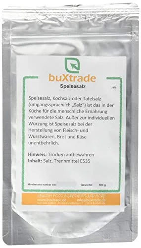 Speisesalz - Siede fein Kochsalz Siedesalz Salz fine kochen 100 g