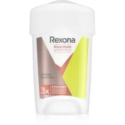 Rexona Maximum Protection Antiperspirant-Creme 48 Std. Stress Control 45 ml - Deos – Effektiver Schutz gegen Schweiß und Körpergeruch, hält 48 Stunden trocken und frisch für ein sicheres Gefühl den ganzen Tag.