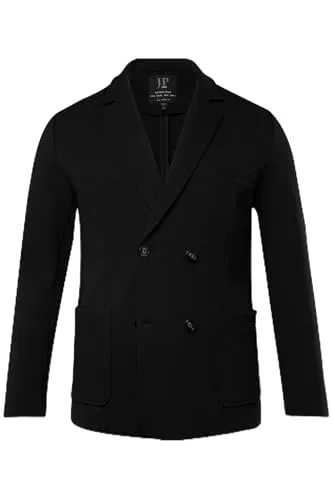 JP 1880 Herren große Größen L-8XL JP1880 Jerseysakko, FLEXNAMIC®, Business, doppelreihig, Baukasten New York, bis 8 XL schwarz 4XL 823921100-4XL