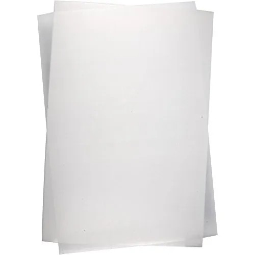 Schrumpffolien, einzelne Blätter, 20 x 30 cm, matt, transparent, 10 Blatt