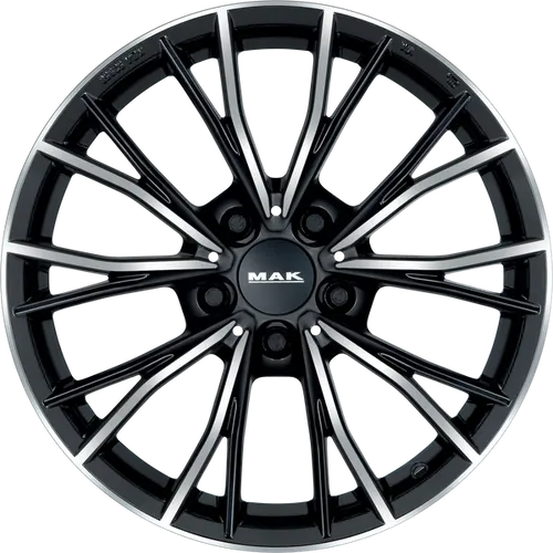 MAK Mark Alufelgen 9x20" ET44 LK5 112 - Hochwertige 20 Zoll Alufelgen in Gloss Black, ideal für sportliches Fahren. Robust und stylish mit einer Traglast von 815 kg.