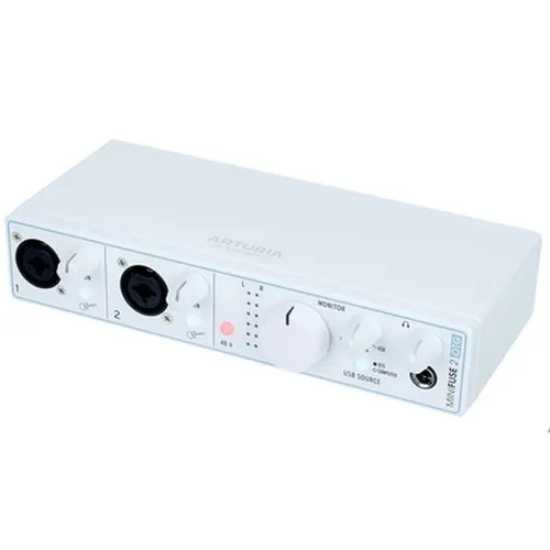 Arturia MiniFuse 2 OTG - USB Audio-Interface - Kompaktes Audio-Interface für Musiker und Produzenten, bietet hohe Klangqualität und einfache Plug-and-Play-Nutzung.
