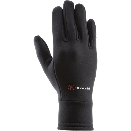 Roeckl Sports Pino black (0999) - Komfortable Radhandschuhe - Radhandschuhe Herren & Unisex aus warmem Polartec Power Stretch Pro, mit innovativen Außennähten für höchsten Tragekomfort und perfektem Griff am Lenker.